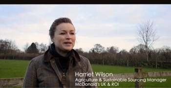 Harriet Wilson, Agriculture and Sustainable Sourcing Manager, McDonald’s UK and ROI