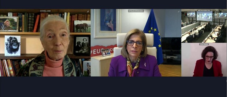 Jane Goodall at the EU conference on animal welfare